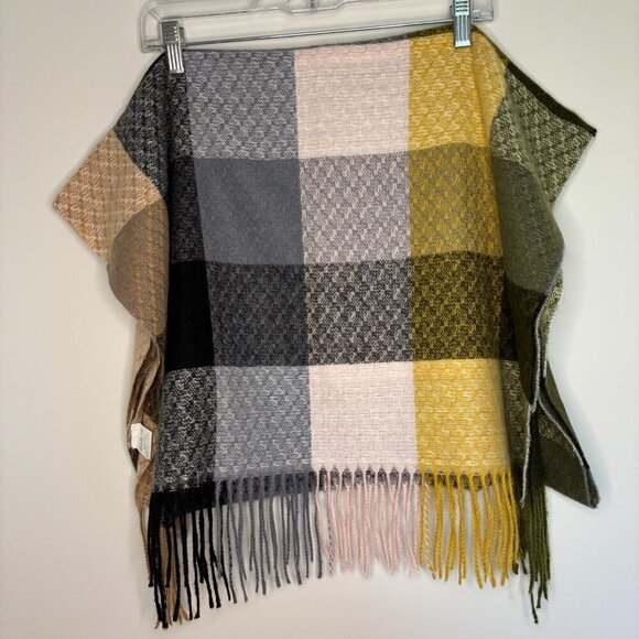CASHMERE BLEND Women's Scarf Pastel Soft Fringe - Picture 1 of 2